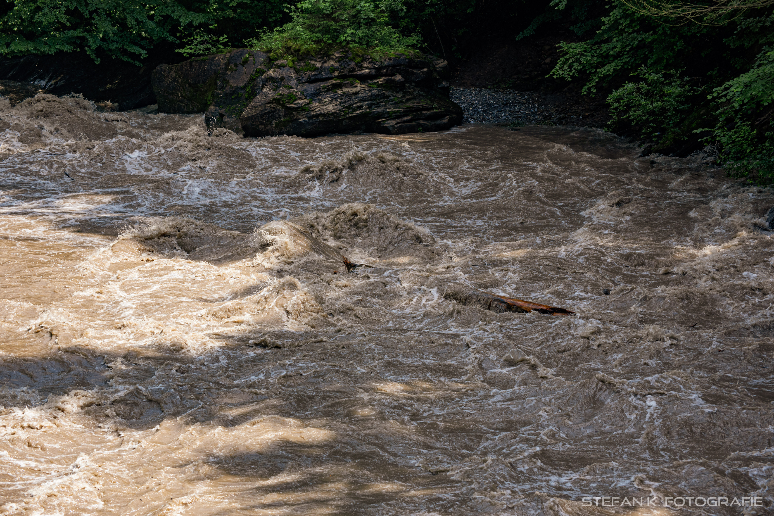 Hochwassser in der Subersach